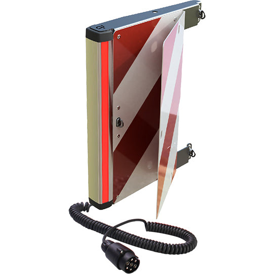 Oversize panel, hinged, 7-pin, rear left