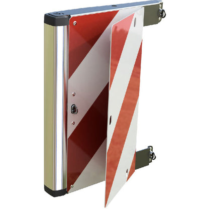 Hinged 3-pole extra-wide panel, front right