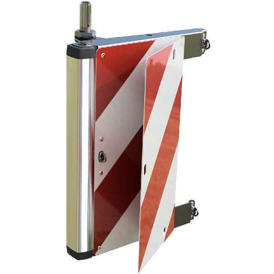 Oversize panel, folding 3-pole, front right with push-on tube