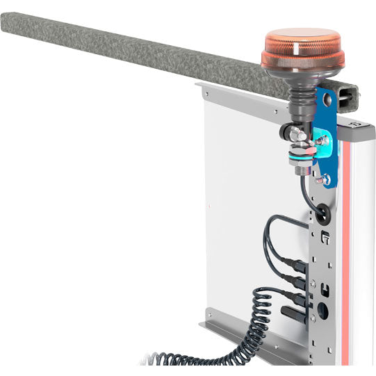 Oversize panel, hinged, 7-pin, front right with push-on tube