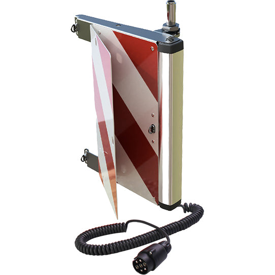 Oversize panel, hinged, 7-pin, front right with push-on tube