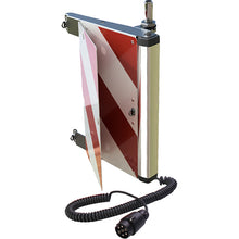 Oversize panel, hinged, 7-pin, front right with push-on tube