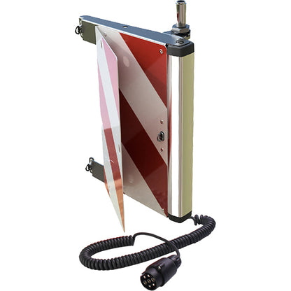 Oversize panel, hinged, 7-pin, front right with push-on tube