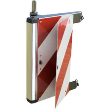 Hinged extra-wide panel 230 V, front right with push-on tube