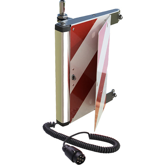 Oversize panel, hinged, 7-pin, front left with push-on tube