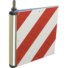 Rigid 3-pole oversize panel, front right with push-on tube