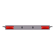 Aluminium underride guard, type 564040, anodised, 2400 mm, EcoLED II