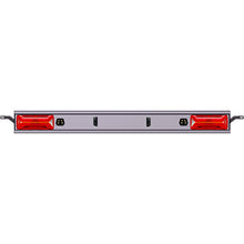 Aluminium underride guard, type 564040, anodised, 2400 mm, EcoLEDII, SMCG, RFS
