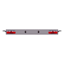 Aluminium underride guard, type 564040, anodised, 2400 mm, Europoint III