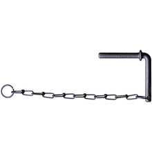 Socket pin 10x70 mm w/ chain and ring Chain length 200 mm raw