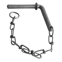 Socket pin 10x70 mm w/ chain and ring Chain length 200 mm raw