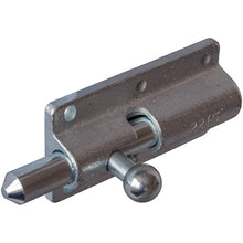 Spring bolt 740, w/ catch, galvanised stl.