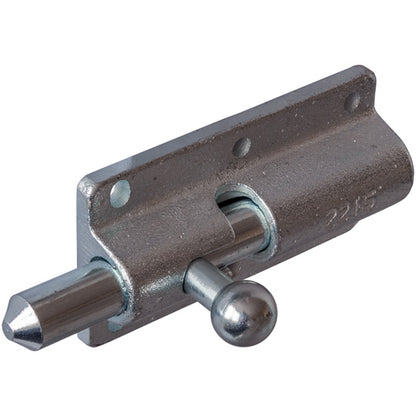 Spring bolt 740, w/ catch, galvanised stl.