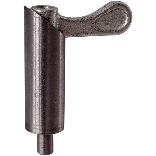 Spring bolt S 814 N, Ø 8 mm, stroke 14 mm, galvanised hand leve