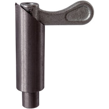 Spring bolt S 1214 N, Ø 12 mm, stroke 14 mm, galvanised hand le