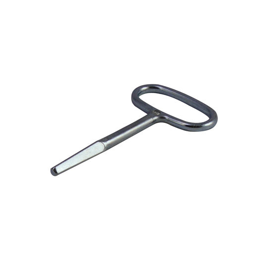 Mandrel spanner, galvanised, f. 5-8 mm square holes