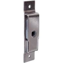 Tongue lock 124 x 28 mm, stainless, can be used on both sides