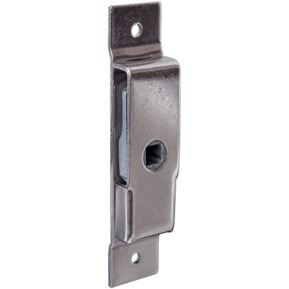 Tongue lock 124 x 28 mm, stainless, can be used on both sides