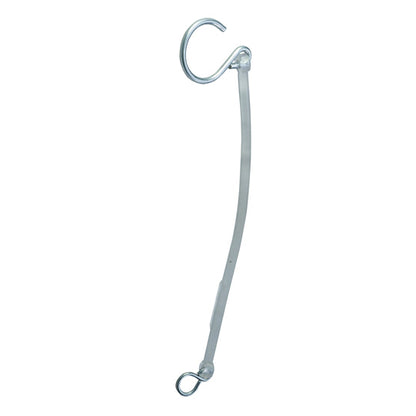 Safety cord w/ S-hook, length approx. 270 mm, transparent