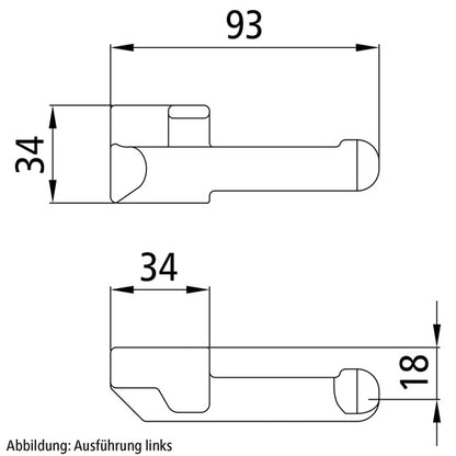 Suer hinge pin, like 6550N, R, f. welding, raw