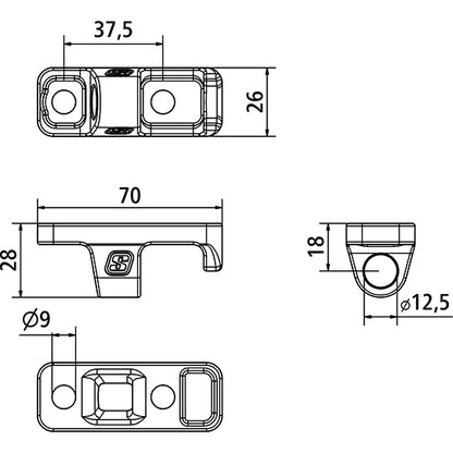 Suer hinge bearing, SS