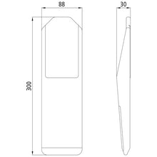Stanchion wedge 502-1, raw stl.