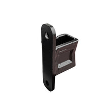 pillar pocket R/L for vertical lock, rivet mounting, KTL black.