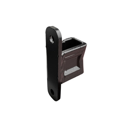 pillar pocket R/L for vertical lock, rivet mounting, KTL black.