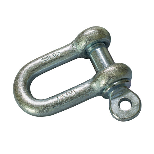 Shackle, stl. hot-dip galvanized, w/ threaded bolt Ø 20 mm, 16