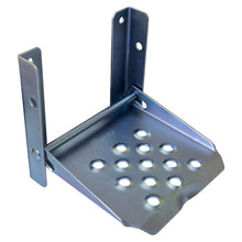 Hopfällbart trappsteg 116, ca 163 x 150 mm (B x D), galvaniserat