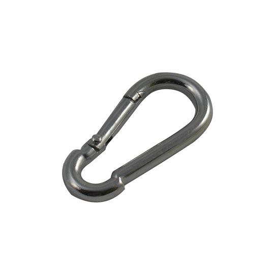 Snap hook, galvanised, 100 x 10 mm