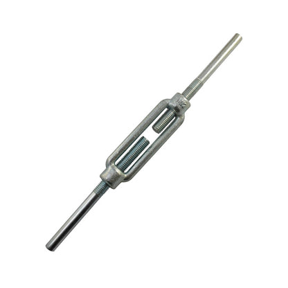 Turnbuckle, galvanized, M 12, 2 weld-on ends