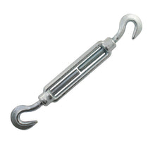 Turnbuckle, galvanised, M 20, w/ 2 hooks
