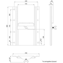 Grain pusher w/ guide rail and lock. screw, painted