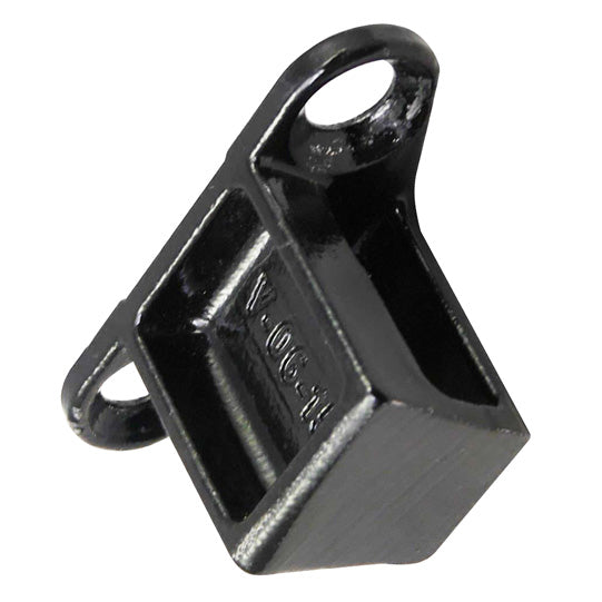 Locking pocket, L = R, black KTL, f. screw. on