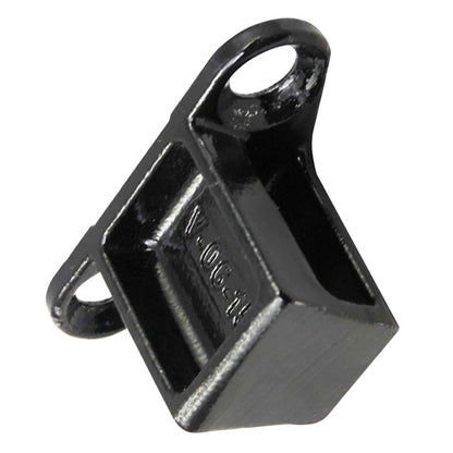 Locking pocket, L = R, black KTL, f. screw. on