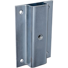Stanchion holder 20 x 40 mm w. welded-in nut M10, galvanised