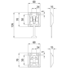 Door ret. set, SS, incl. plastic underlay