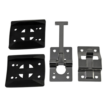 Door ret. set, SS, incl. plastic underlay