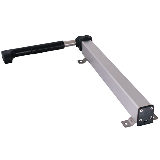 Suer door check, anodised aluminium housing, SS retaining arm