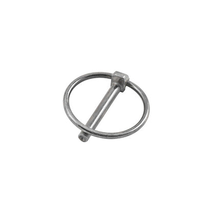 Folding pin, galvanised, 4.5 mm, round spring washer