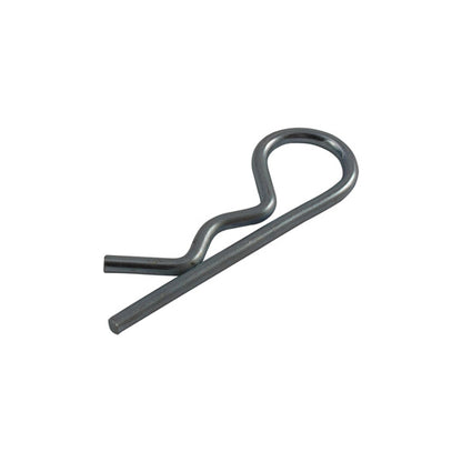 Spring cotter pin, single, electrogalvanized, 8 mm