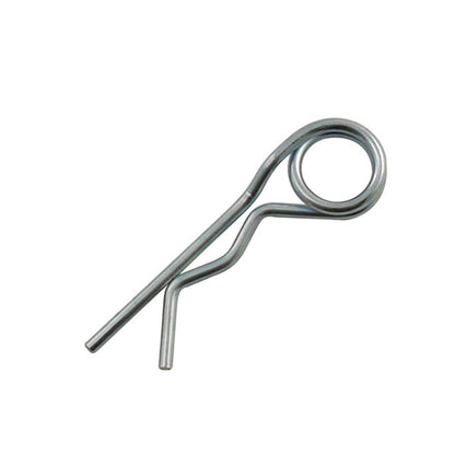 Spring cotter pin, double, galvanised, 8 mm