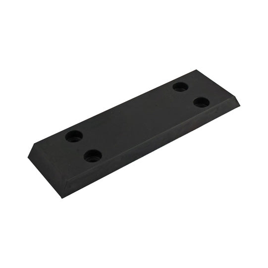 Rubber underlay 60 x 200 x 15 mm (W x L x H), Shore hardness 80