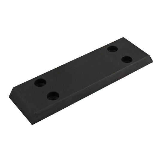 Rubber underlay 70 x 255 x 15 mm ( W x L x H) Shore hardness 80