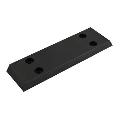 Rubber underlay 70 x 255 x 15 mm ( W x L x H) Shore hardness 80