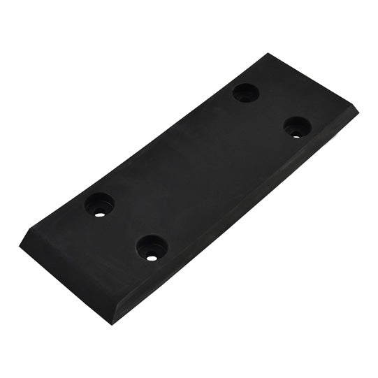 Rubber underlay 90 x 255 x 15 mm ( W x L x H), Shore hardness 8