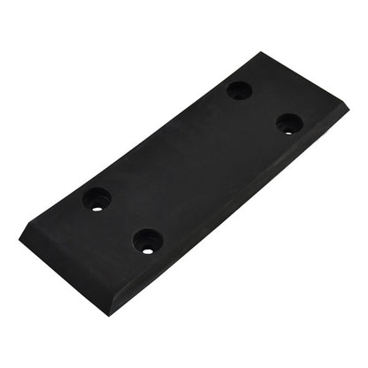 Rubber underlay 90 x 255 x 15 mm ( W x L x H), Shore hardness 8