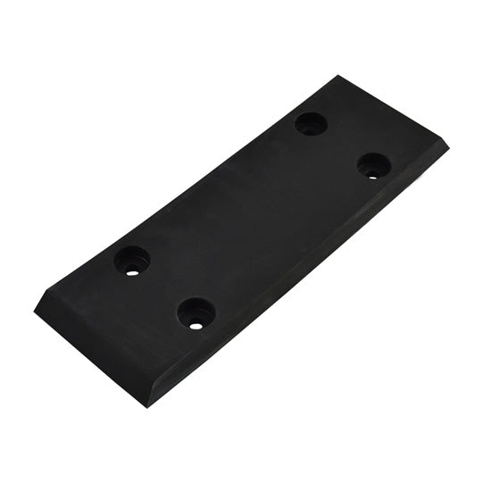 Gummiunderlag 105 x 260 x 15 mm (B x L x H), Shore-hårdhet