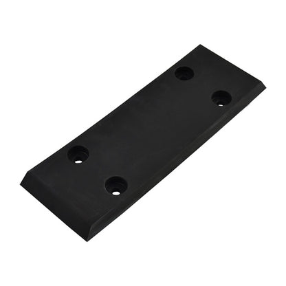 Gummiunderlag 105 x 260 x 15 mm (B x L x H), Shore-hårdhet